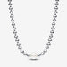 PANDORA : Treated Freshwater Cultured Pearl & Beads Collier Necklace - Sterling Silver - PANDORA : Treated Freshwater Cultured Pearl & Beads Collier Necklace - Sterling Silver