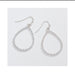 Periwinkle by Barlow : Silver Rope Teardrop - Earrings - Periwinkle by Barlow : Silver Rope Teardrop - Earrings