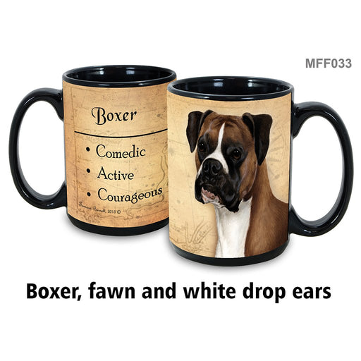 Pet Gift USA : Boxer Fawn Uncropped - Frise - My Faithful Friends Mug 15oz - Pet Gift USA : Boxer Fawn Uncropped - Frise - My Faithful Friends Mug 15oz
