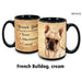 Pet Gift USA : French Bulldog Cream - My Faithful Friends Mug 15oz - Pet Gift USA : French Bulldog Cream - My Faithful Friends Mug 15oz