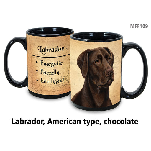Pet Gift USA : Labrador Retriever Chocolate - My Faithful Friends Mug 15oz - Pet Gift USA : Labrador Retriever Chocolate - My Faithful Friends Mug 15oz