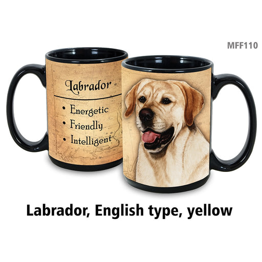 Pet Gift USA : Labrador Retriever Yellow - My Faithful Friends Mug 15oz - Pet Gift USA : Labrador Retriever Yellow - My Faithful Friends Mug 15oz