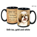 Pet Gift USA : Shih Tzu - Gold & White - My Faithful Friends Mug 15oz - Pet Gift USA : Shih Tzu - Gold & White - My Faithful Friends Mug 15oz