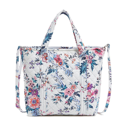 Vera Bradley : Mini Vera Tote Bag in Magnifique Floral - Vera Bradley : Mini Vera Tote Bag in Magnifique Floral