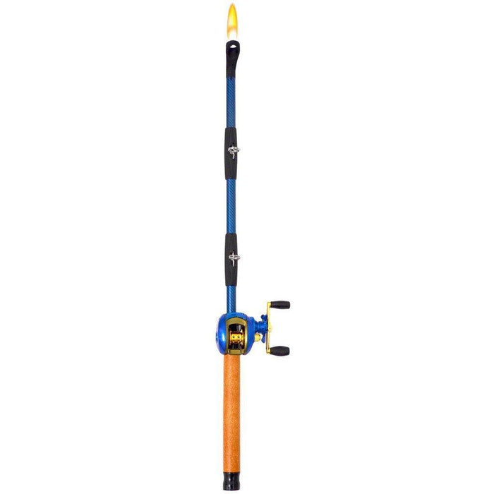 Baitcast Fishing Pole BBQ Lighter -