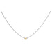Cape Cod • Lestage : Snake Chain Necklace in Sterling Silver with 14k Gold -