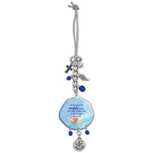 Cathedral Art : Car Charm - Give His Angels with Charms - Cathedral Art : Car Charm - Give His Angels with Charms