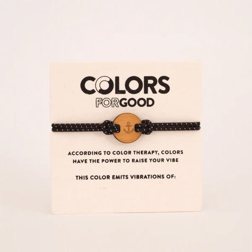 Colors For Good : Moods + Wood Charm Resilience Bracelet -