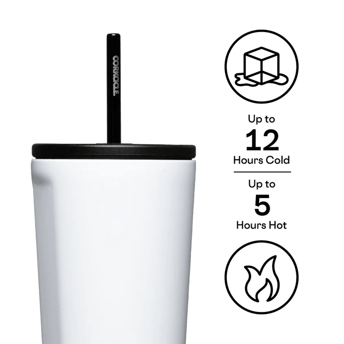 Corkcicle : 24 oz Cold Cup in Gloss White -