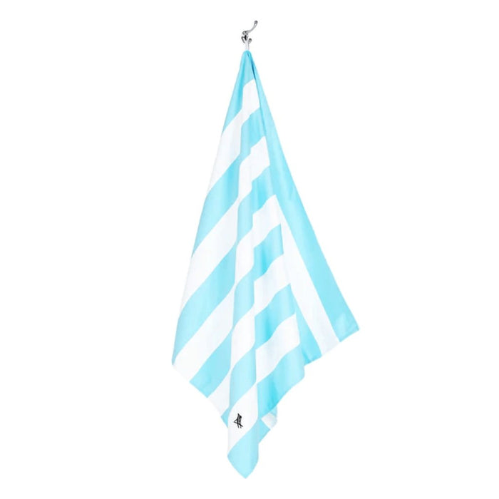 Dock Bay : Quick Dry Beach Towel - Cabana Collection in XL Tulum Blue -