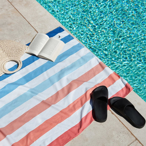 Dock Bay : Quick Dry Beach Towel - Summer in XL Sand to Sea - Dock Bay : Quick Dry Beach Towel - Summer in XL Sand to Sea
