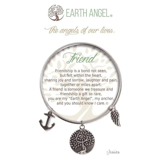Earth Angel : Friend Bracelet in Silver -
