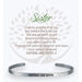 Earth Angel : Sister Cuff Bracelet in Silver -