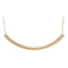 enewton : Bliss Bar Textured Necklace in Gold -
