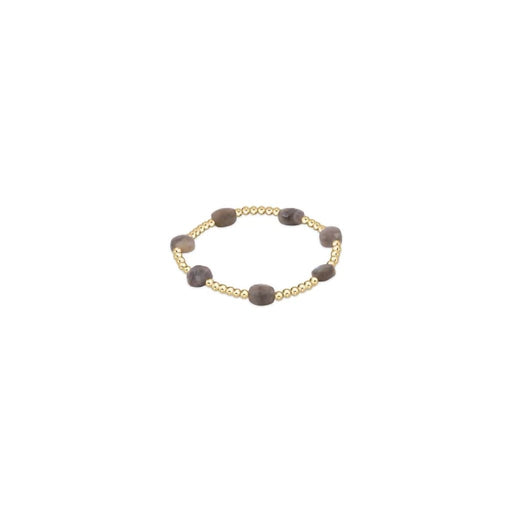 Enewton Designer : Admire Gold 3mm Bead Bracelet - Gemstone in Labradorite -