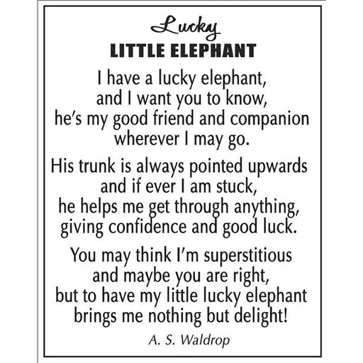 Ganz : Lucky Little Elephant Charm -