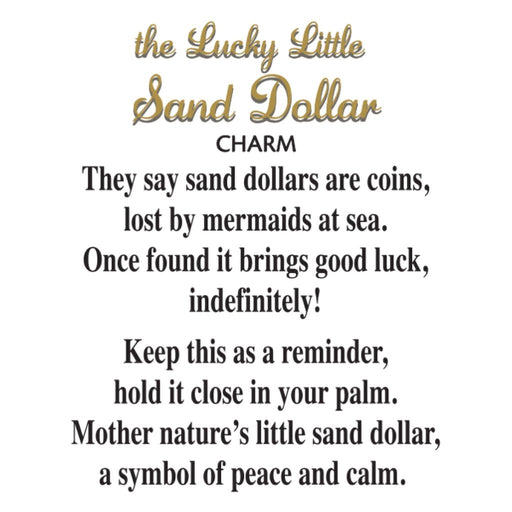 Ganz : The Lucky Little Sand Dollar Charm - Ganz : The Lucky Little Sand Dollar Charm