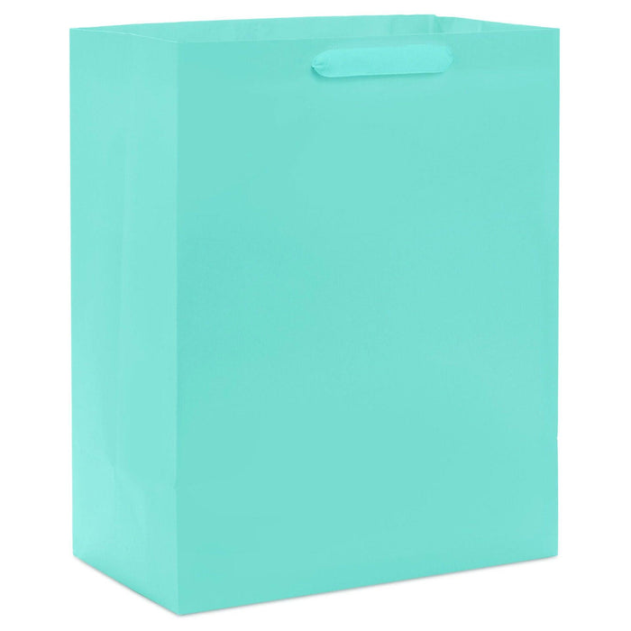 Hallmark : 13" Aqua Large Gift Bag -