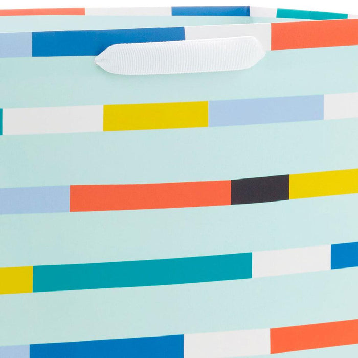 Hallmark : 13" Color Block Stripes Large Gift Bag -