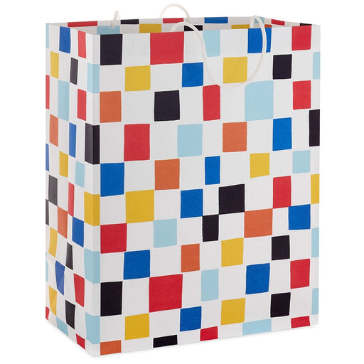 Hallmark : 13" Colorful Checkered Large Gift Bag - Hallmark : 13" Colorful Checkered Large Gift Bag