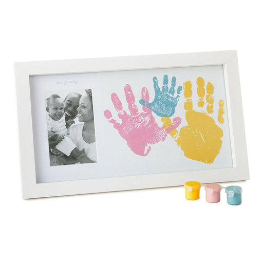 Hallmark : Our Family Handprint Picture Frame Kit, 4x6 -