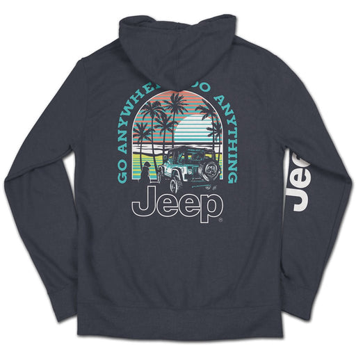 Jeep® : Sunset Beach Zip Hoodie - Jeep® : Sunset Beach Zip Hoodie