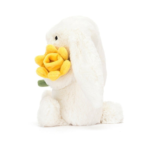 JellyCat : Bashful Bunny With Daffodil - Small - JellyCat : Bashful Bunny With Daffodil - Small