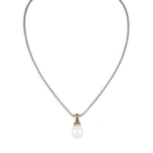 John Medeiros : Ocean Images Collection Seashell Pearl Slider with Chain -