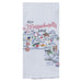 Kay Dee Designs : "It's a Massachusetts Thing" Embroidered Flour Sack Dish Towel -