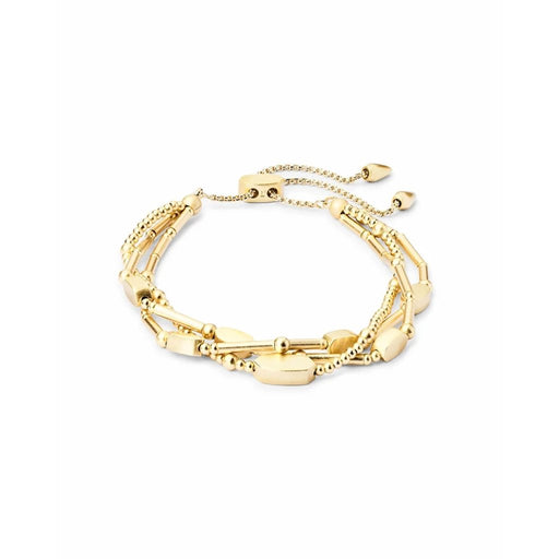 Kendra Scott : Chantal Beaded Bracelet in Gold - Kendra Scott : Chantal Beaded Bracelet in Gold
