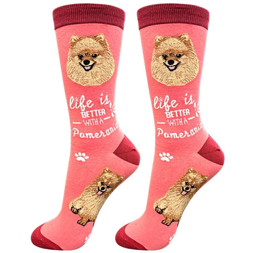 Life Is Better With A Pomeranian Unisex Socks - Life Is Better With A Pomeranian Unisex Socks