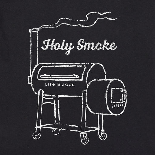 Life Is Good : Men's Holy Smoke Smoker Short Sleeve Tee - Life Is Good : Men's Holy Smoke Smoker Short Sleeve Tee