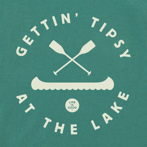 Life Is Good : Men's Tipsy at the Lake Crusher Tee - Life Is Good : Men's Tipsy at the Lake Crusher Tee