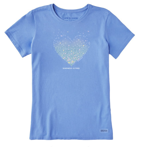 Life Is Good : Women's Kindness is Free Evaporating Heart Short Sleeve Tee - Life Is Good : Women's Kindness is Free Evaporating Heart Short Sleeve Tee