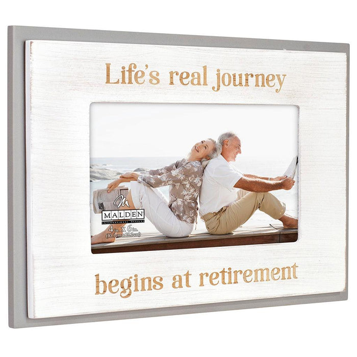 Malden : 4X6 Life's Real Journey...Retirement Frame -