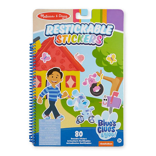 Melissa & Doug : Blue's Clues & You! Restickable Stickers Pad - Places Blue Loves -