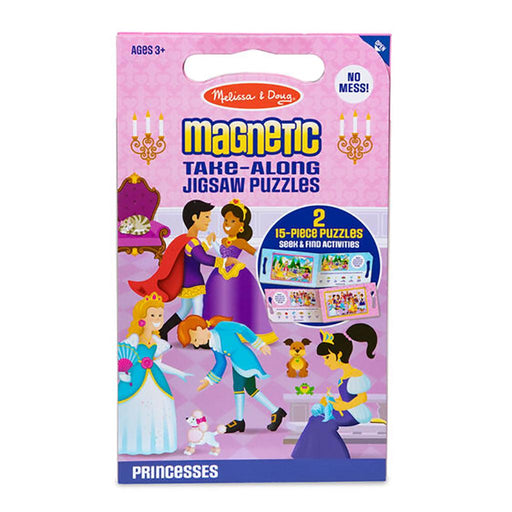 Melissa & Doug : Take Along Magnetic Jigsaw Puzzles - Princesses -