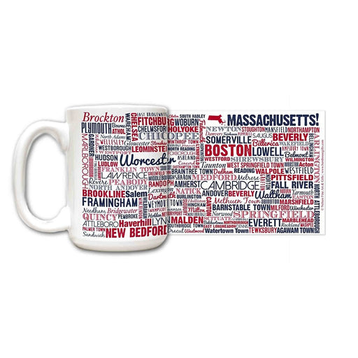 Nelson Fine Art : Massachusetts State Mug 15oz - Nelson Fine Art : Massachusetts State Mug 15oz