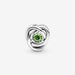 PANDORA : August Spring Green Eternity Circle Charm -