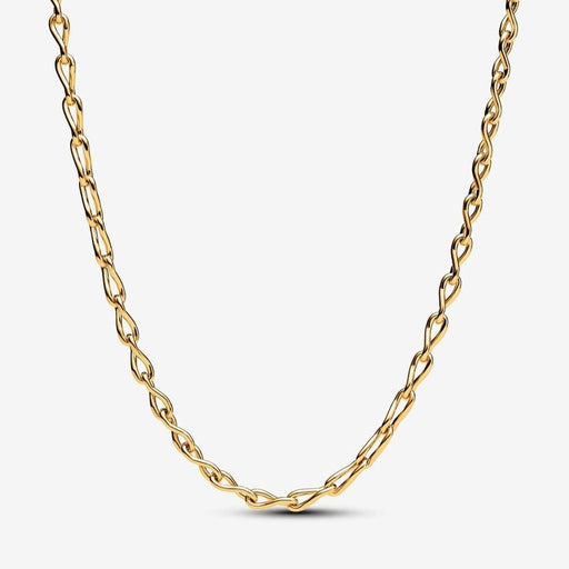 PANDORA : Infinity Chain Necklace - Gold - PANDORA : Infinity Chain Necklace - Gold