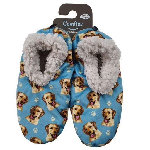 Pet Lover Slippers - Yellow Labrador -