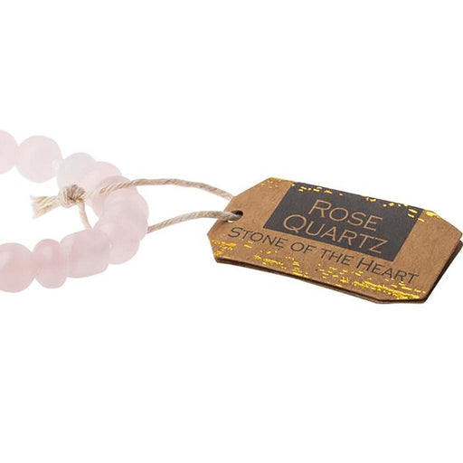 Scout Curated Wears : Rose Quartz Stone Bracelet - Stone of the Heart -