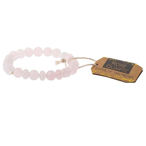 Scout Curated Wears : Rose Quartz Stone Bracelet - Stone of the Heart -
