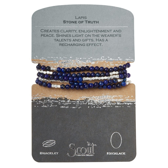 Scout Curated Wears : Stone Wrap - Lapis - Stone of Truth - Scout Curated Wears : Stone Wrap - Lapis - Stone of Truth