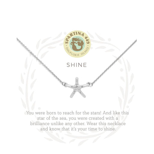 Spartina : Sea La Vie Shine Necklace in Silver -