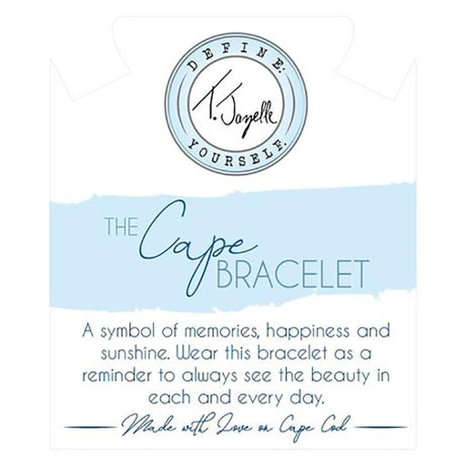 T. Jazelle : The Cape Bracelet - Silver Steel with Emerald Ball -