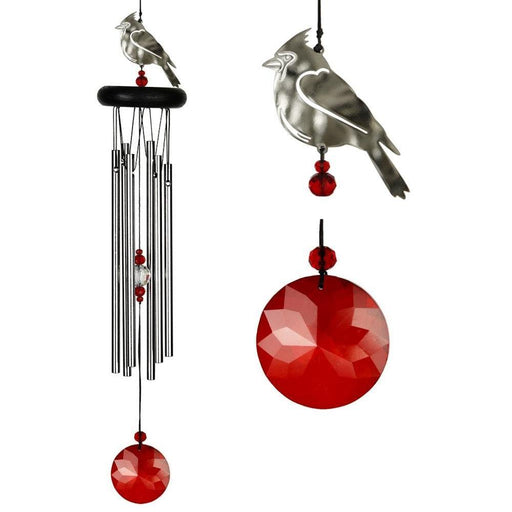 Woodstock Chimes : Crystal Cardinal Chime -