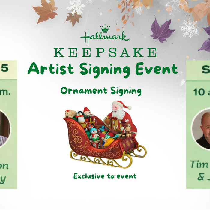 Keepsake Ornaments Artist Signing Events