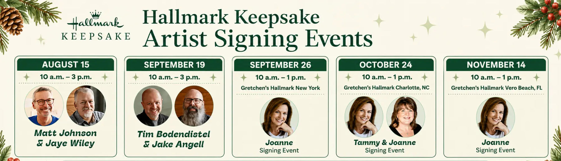 Keepsake Artists: Coming to a Store Near You This Fall!