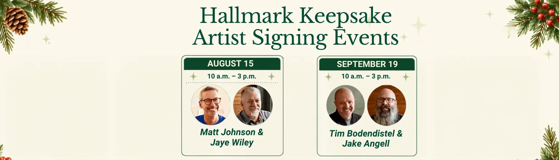 Keepsake Artists: Coming to a Store Near You This Fall!